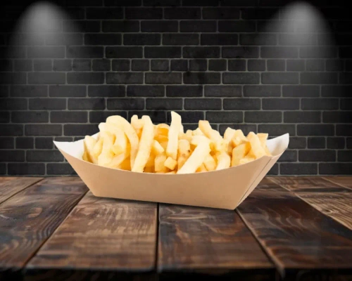 Moyenne barquette de frites